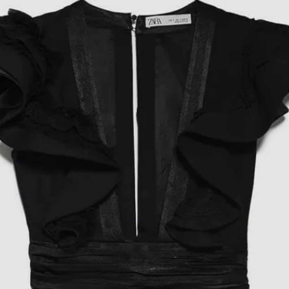 Zara Ruffle Sleeve Jumpsuit - Picture 6 of 7
